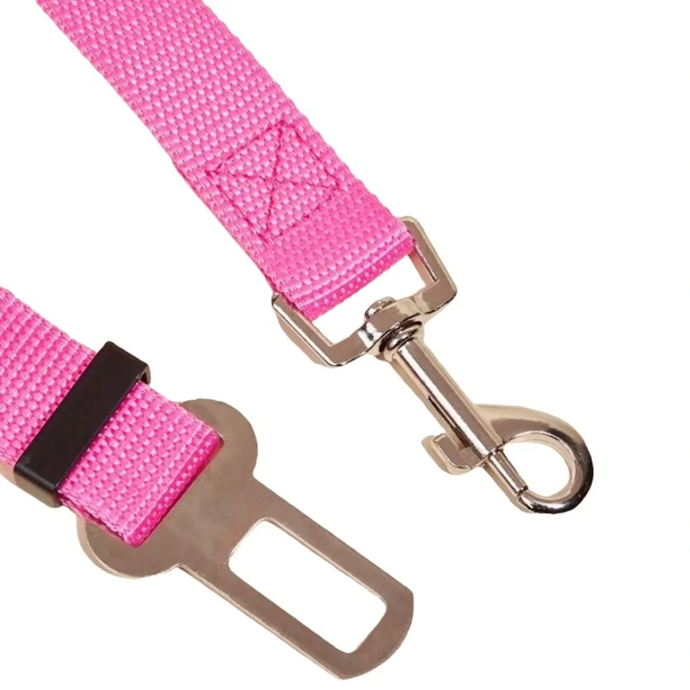{NEW} Pink Dog Safety Seat Belt One Size